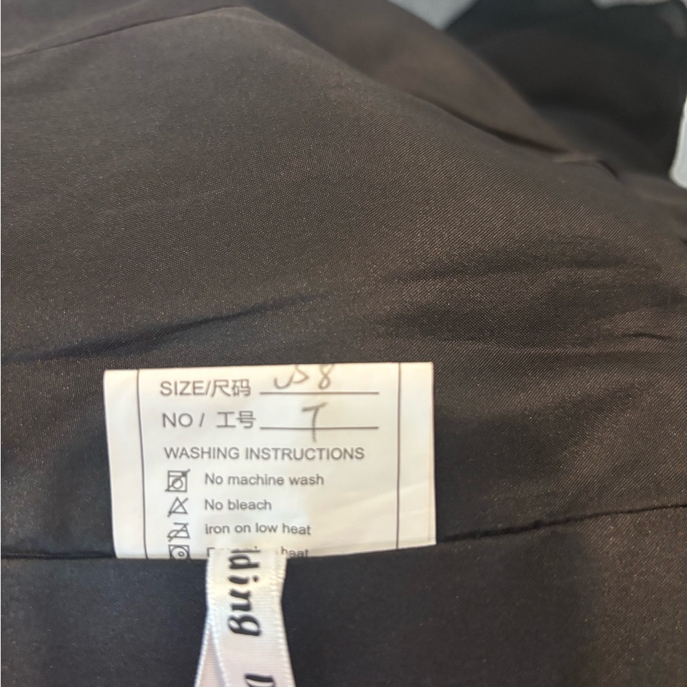 NWOT Basic Black Dress Sleeveless Square Neckline NWOT Size M/8 - Picture 7 of 9